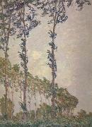 Claude Monet Wind Effect,Sequence of Poplars china oil painting artist